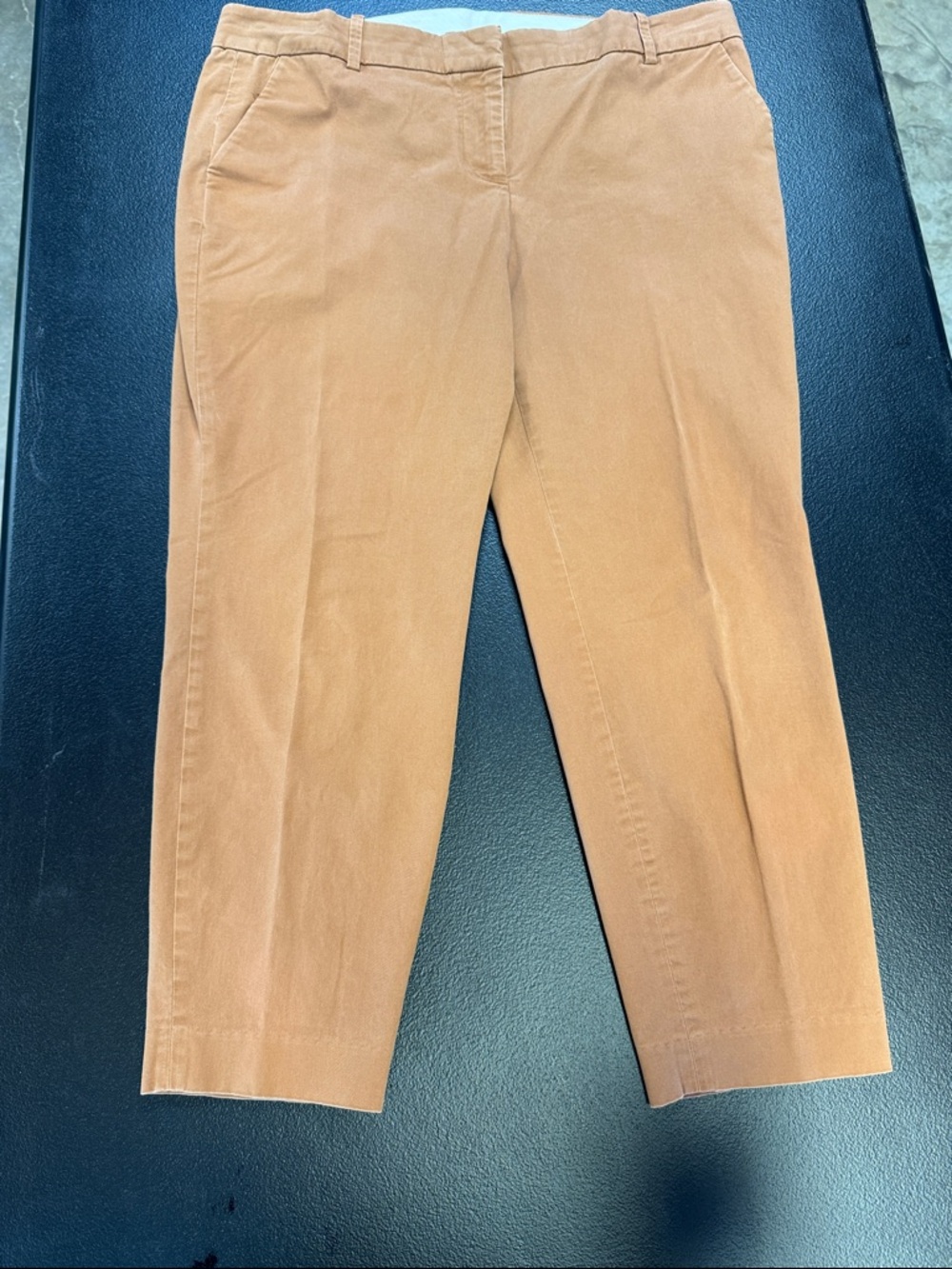 J. Crew Mid-Rise Pants in Camel Brown